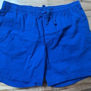 GAP Bright Blue Elastic Waist Shorts